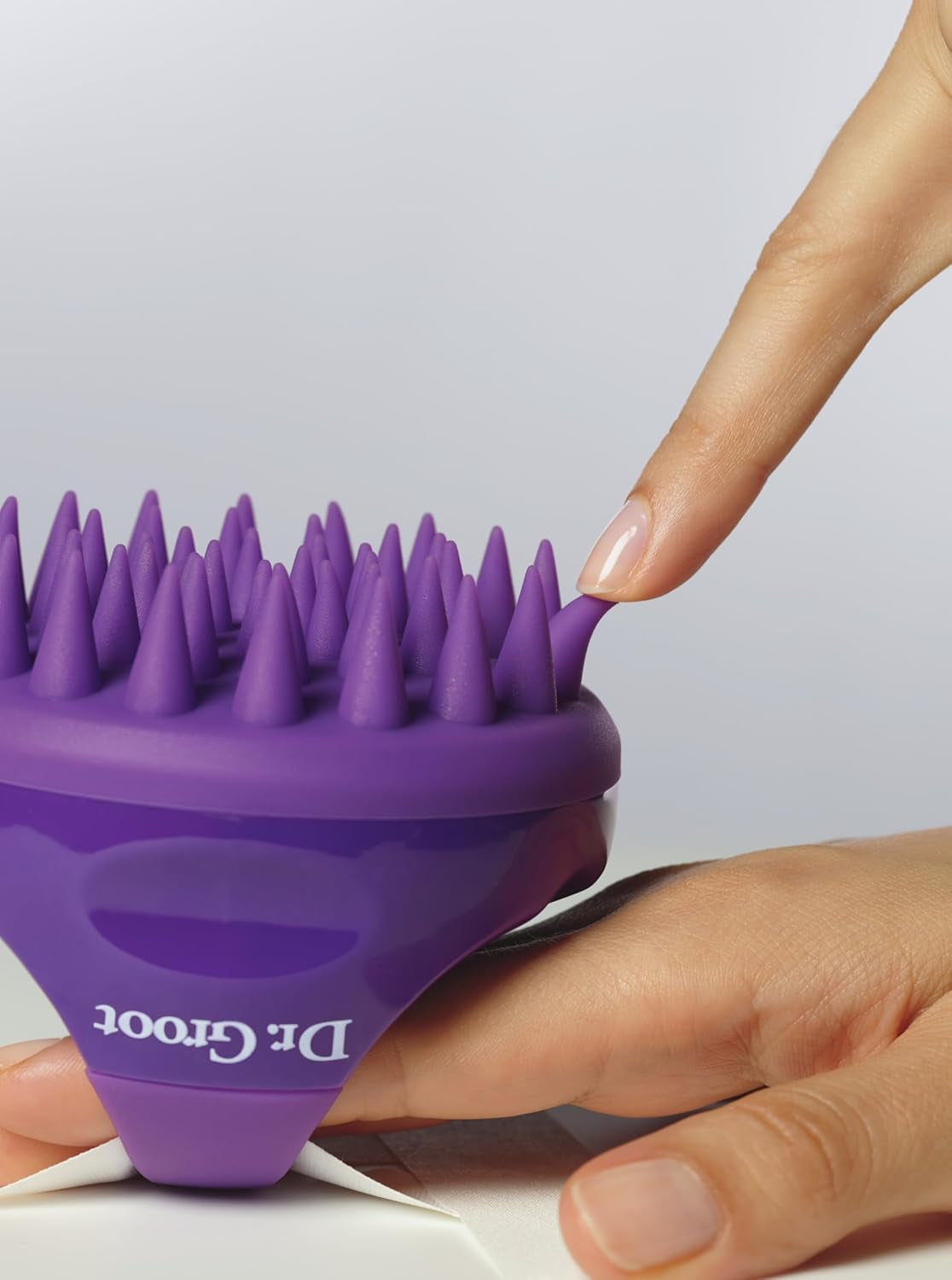 Premium Scalp Cleansing Brush, Hair Scalp Massager, Scalp Scrubber with Soft Silicone Bristles, Hair Shampoo Brush for Scalp Exfoliation, Wet Dry Hair Brush for Scalp Care, Korean Hair Care